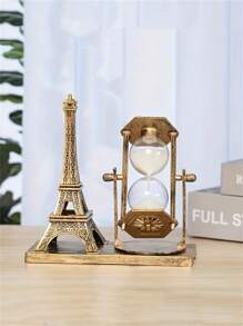 1 Pc Retro Eiffel Tower Style Rotating , Home Decor Ornament Suitable For Living Room, Office, Bedroom, Desk, Romantic Anniversary Gift For Couples, Ideal Holiday Gift For Friends And Family