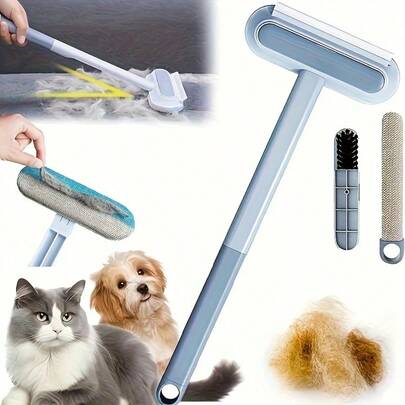 New Reversible Felt Pet Hair Remover, Multi-Function Lint Brush For Sofa, Carpet, Bed, Cat Bed, Dog Bed