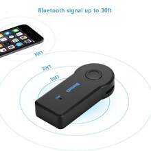 Adattatore senza fili Bluetooth 2 in 1 con jack audio da 3,5 mm, ricevitore Bluetooth 5.0 USB, kit per vivavoce auto, trasmettitore audio musicale