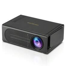 Portable Mini Projector LED Phone Home Theater Wired Phone With Same Screen