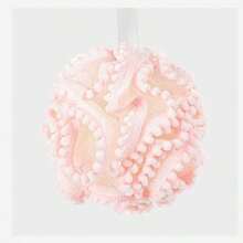 Cute Lace Soft Sponge Bath Ball Shower Rub Bath Shower Wash Body Pot Sponge Scrubber Color Healthy Massage Brush Home Bathroom Decor Fall Decor Back To School - Multicolor - View 4
