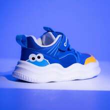 TENIS CASUAL SESAMO COOKIE MONSTER AZUL NIÑO - Azul - Ver 4