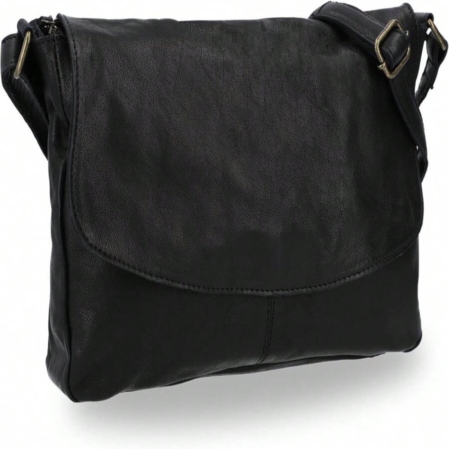 Gusti Umhängetasche Leder- Maisie Damen Kleine Handtasche Ledertasche Party Vintage Leder - Grün - Übersicht 1