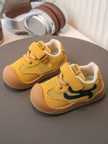 Nuevos zapatos deportivos de bebé para el verano, suela de goma suave, que no se caen fácilmente, no se pelan fácilmente, no son sofocantes, de apariencia simple y elegante, con una variedad de tipos y colores, adecuados para viajes al aire libre, vacaciones, playa, hogar y deportes - Caqui - Ver 1