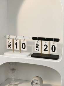 Nordic Minimalist And Creative Page Turning Calendar, Desk Calendar Decoration, Home Living Room Dining Table, Coffee Table, Office Desk Decoration