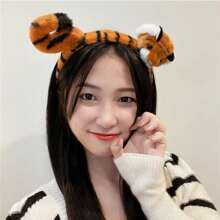 1pc Funny Plush Tiger Party Headband