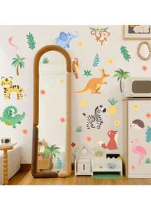 1pc/1set2pcs/1set3pcs, Creative Landscape Wall Stickers, Simulated Broken Wall Mountain Stream Forest Waterfall, Sailboat And Ocean Wall Decals, Suitable For Living Room Bedroom Bathroom Door, Mural Decorative Wall Stickers Gifts Birthday Graduation Personalised Stickers - Multicolor - View 13