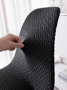 1PC,2pcs,Abstract Plaid Pattern, Chair Cover, All-Inclusive Chair Cover, Universal Home, Dining Chair Cover, Four Seasons Universal, Wear-Resistant And Anti-Dirt Cat Claws, Thickened, Dust-Proof, High Elasticity, Chair Cover