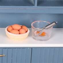 9 pièces/Set Mini Modèle de fouet d'œufs, accessoires de cuisine de maison de poupée, décoration de cuisine miniature, accessoire de photographie