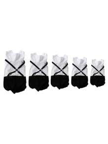 Conjunto de vestido a rayas formal para perros, adecuado para bodas y fiestas, con lazo - Ropa elegante para mascotas apta para ocasiones especiales