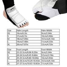 1 Set Taekwondo Hand Gloves & Foot Guards, Training & Competition Fighting Protective Gear