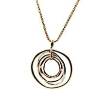 1pc Geometric Patchwork Design Fashion Creative Pendant Necklace