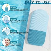 1pc Ice Face Roller, Ice Face Roller For Relieving Face And Eye Puffiness, Facial Massager For Enhanced Skin Care And Glow, Ice Face Roller Mold Cube, Reusable And Leak-Proof