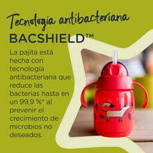 Tommee Tippee Vaso de aprendizaje con pajita 300ml . Tommee Tippee-Amarillo