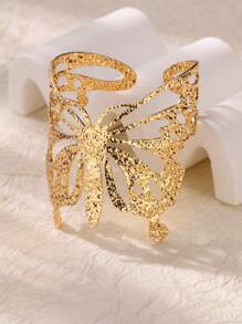 Brazalete ancho de acero inoxidable con diseño de flor para mujer, pulsera de estilo vintage geométrico simple con acabado mate, joyería de moda, regalo nuevo