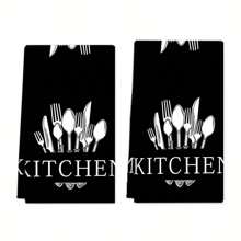 1pc/2pcs Buffalo Plaid Kitchen Towels, Soft & Absorbent Machine Washable Polyester Dishcloth, Perfect For Kitchen Decor, Cooking.Baking, Holiday Decor & Bathroomssentials, TableDecor, Kitchen Supplies, Home Decoration, New Home Bathroom Housewarming Gift, Kitchen Towels