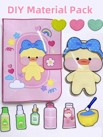 Cute Squeeze Stress Relief Craft DIY Kit, Not Ready-Made Product, Needs Handcrafting