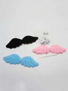 30pcs White Plush Angel Wing Cake Topper Decoration Accessory
