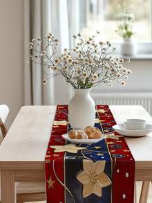 1pc Nordic Style Table Runner, Home Decor, Suitable For Festivals/Restaurants/Cafes, Multiple Sizes Available - Multicolor - View 4