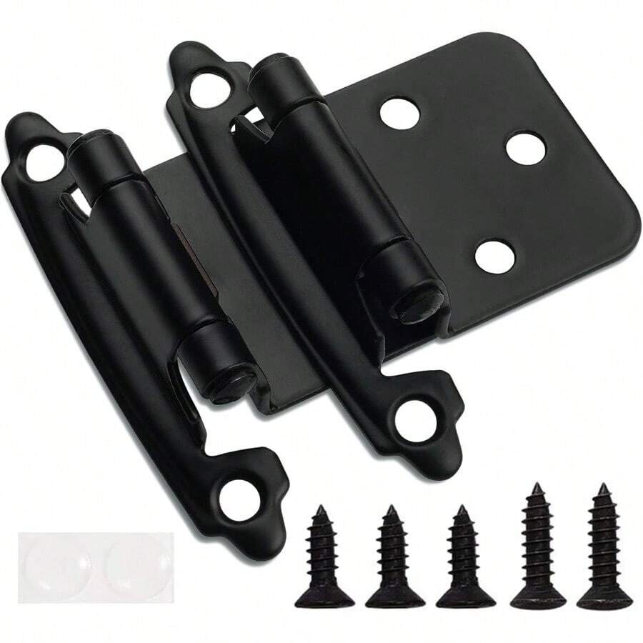 DBasics Variable Overlay Cabinet Hinges Black (30 Pair Pack) - 60Pack - View 1