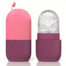 1pc Ice Face Roller, Ice Face Roller For Relieving Face And Eye Puffiness, Facial Massager For Enhanced Skin Care And Glow, Ice Face Roller Mold Cube, Reusable And Leak-Proof