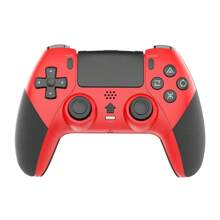 وحدة تحكم لاسلكية ل- PS4 مع زرّي خرائط ، صوت 3.5مم وميزة Turbo ، تحكم بالاستشعار الحركي ، اهتزاز مزدوج ، لوحة ألعاب ل- PS4 ، متوافقة مع PS4 ، جهاز نحيف ، برو