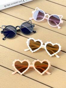 Cute Combination Children's Glasses - Perfect Gift For Kids With Adorable Design - Black - View 3