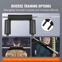 Barra de levantamiento de pesas de 218cm de alta resistencia, con capacidad de 315kg y mangos con espuma acolchada para entrenamiento de sentadillas y flexiones en el gimnasio