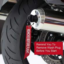 Motocross Car Wash Waterproof Plug With Key Fob, Dustproof Rubber Plug, Pipe Wash Plug, Pipe Protector For Motocross Bikes - one-size - View 5