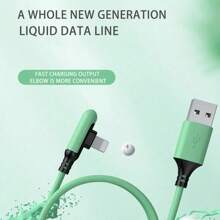 durcord Cable de carga súper largo de 1,8 m/5,9 pies/70,8 pulgadas [Certificado MFi] Cable de carga rápida USB multicolor con adhesivo líquido suave compatible con iPhone 13/12/11 Pro Max/XS MAX/XR/XS/X/8/7 Plus - Color Macarrón compatible con iPhone 14 Pro Max, 14 Pro, 14 Plus, 13 Pro Max, 13 Pro, 13, 12 Pro, 12, 11, XS, XR, 8 Plus, 8, 7, 6, 5, SE, para iPad Lightning, ángulo recto de 90 grados