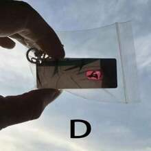 1pc Character Acrylic Eye Transparent Card (With Protective Film) - Peripherals - Uzumaki - Uchiha Sasuke - Anime Peripherals - Glow Eye Strap Pendant - Perfect Gift - Birthday Gift - Ideal Gift - Surprise Gift - Gift - Toy