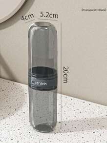 3/2/1pc Travel Wash Cup, Portable Toothbrush Tooth Cup, Travel Toothbrush Storage Kit For Home And Outdoor Use,Tooth Set Storage Box Travel Supplies Mouth Wash Cup, Artifact Toothbrush Kit With Travel Size Mouthwash Cup, And Transparent Storage Box Travel Necessity DIY Stickers,Suitable For Student Dormitory, Business Trip, Hotel Or Outdoor Travel. Travel Essentials Travel Accessories Vacation Summer Holiday Back To School