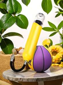 1 pezzo Mini pompa manuale multifunzione, adatta per gonfiare palloni come pallacanestro, pallone da calcio, palloncini, portatile e pratica