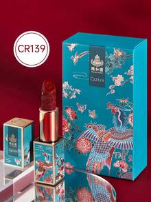 CATKIN 艺和苑雕花唇膏 哑光红色 持久保湿唇膏 彩妆礼品 CR139 - CR139 - 查看 7