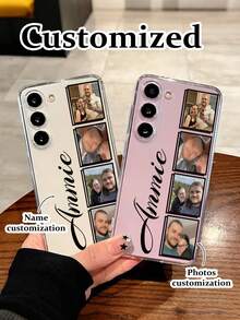 Customizable High Permeability Print Soft Phone Case, Shockproof Protective Cover Compatible With IPhone Redmi 10, Redmi Note 11 4G, Redmi 11 Lite, A53 TPU, A14, A23, S23 Ultra, S24, A14, A15, S23, A73, S25/S25 Ultra, Stylish, Colorful, Vintage, Cute, Contracted, Funny, Custom, Ideal Gifts For Her, Boyfriend, Girlfriend, Family, Friends, Grandparents, Couple, For Anniversaries, For Birthdays,Customized Phone Cases,Street Casual Chic - Multicolor - View 3