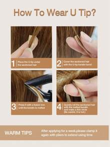 50 piezas de extensiones de cabello con punta en U de 14 a 22 pulgadas, cabello humano liso de color negro natural, queratina invisible, bandas de Remy de calidad de salón para un acoplamiento perfecto