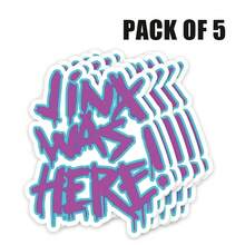 Vibrant "JINX Is Here!" Vinyl Decal, Car Sticker, Bumper Sticker, And Laptop Adhesive Sticker - Unique Asymmetrical Shape, Durable On Plastic Surfaces - Eye-Catching Neon Colors, Single Use, Computer Accessories Sticker - Multicolor - View 13