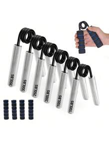 Pince de préhension en métal de 50 à 350 lb, outil d'entraînement de force des mains et des poignets pour hommes, renforçateur de doigts en acier à ressort, équipement de fitness pour accessoires de salle de gym à domicile, sport, gym, exercice à la maison