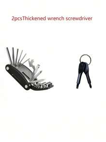 2pcs Mini Screwdriver, Creative Key Shaped Random Color Portable Slotted Phillips Screwdriver For Outdoors, Tools For Men