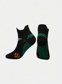 5/3/1 Par de calcetines deportivos de uso diario y casual con lunares, unisex, de tela de punto transpirable y antideslizante, aptos para correr, saltar la cuerda, ciclismo, todo el año