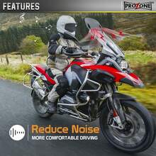 1pcs Motorcycle Windshield Clamp-On Variable Universal Windscreen Spoiler Extension For BMW Windscreen For R1200GS F800GS - 365*155mm - View 9