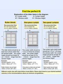 Star Stripe Double-Layer Curtain For Bedroom - Multicolor - View 3
