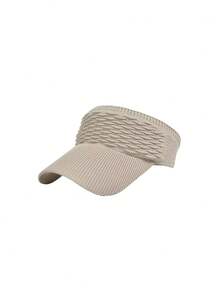 1 件女式纯色褶皱帽檐棒球帽，百搭运动休闲复古时尚氛围可调节折叠透气帽子，适合跑步、徒步旅行、露营、高尔夫、沙滩派对、摄影等户外活动