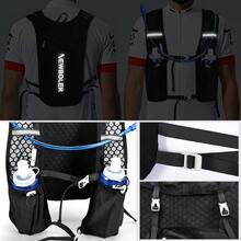 NEWBOLER Outdoor Trail Running Ultralight Backpack Hydration Jogging Vest Men Breathable Marathon Running Backpack Water Bottle