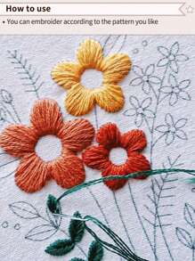 2 piezas de tela de bordado hecha a mano en caqui/negro/blanco, con suavidad moderada, superficie limpia, hilos distribuidos uniformemente, adecuada para manualidades de bordado