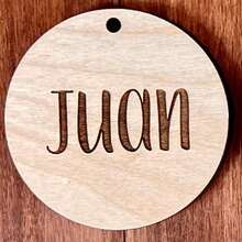 Personalized Luggage Tag, Diaper Bag Labels, Backpack Name Keychains, Wooden Name Plates, Backpack Keychains, School Labels - Multicolor - View 7