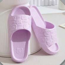 Pantofole da donna con suola morbida antiscivolo in EVA, design carino a forma di orso, adatte per uso domestico