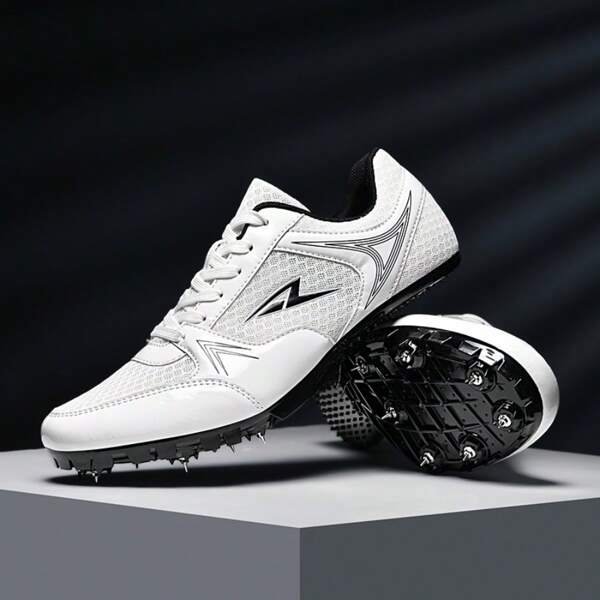Athletic Spikes Track Shoes, 7 Spikes, Anti-Slip, Includes Spike Wrench And Steel Spikes