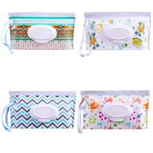 1pc Baby Wet Wipes Packaging Bag, EVA Waterproof Tissue Holder With Window, Portable For Outdoor Use, Random