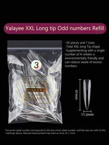50 pezzi/240 pezzi Unghie finte da donna e ragazze in gel extra lunghe a stiletto con estremità matte, 2 in 1 per manicure